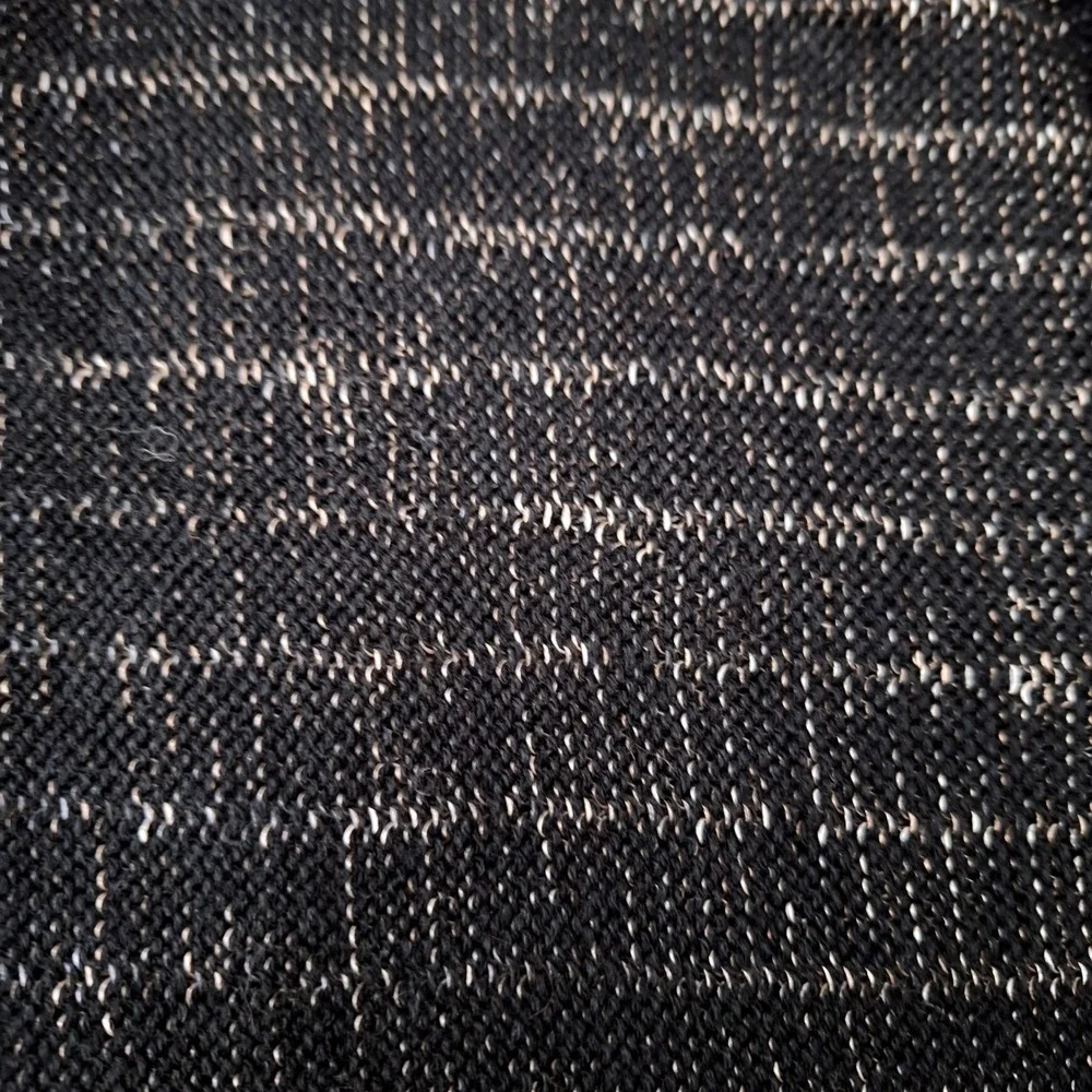 Ellen Tracy Knit Scarf Black Metallic Accent Wrap NEW W/TAGS